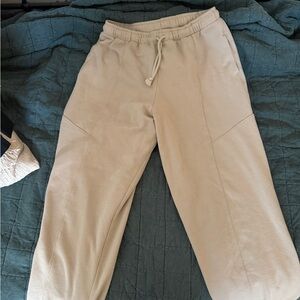 American Eagle Outfitters Women's Tan Joggers